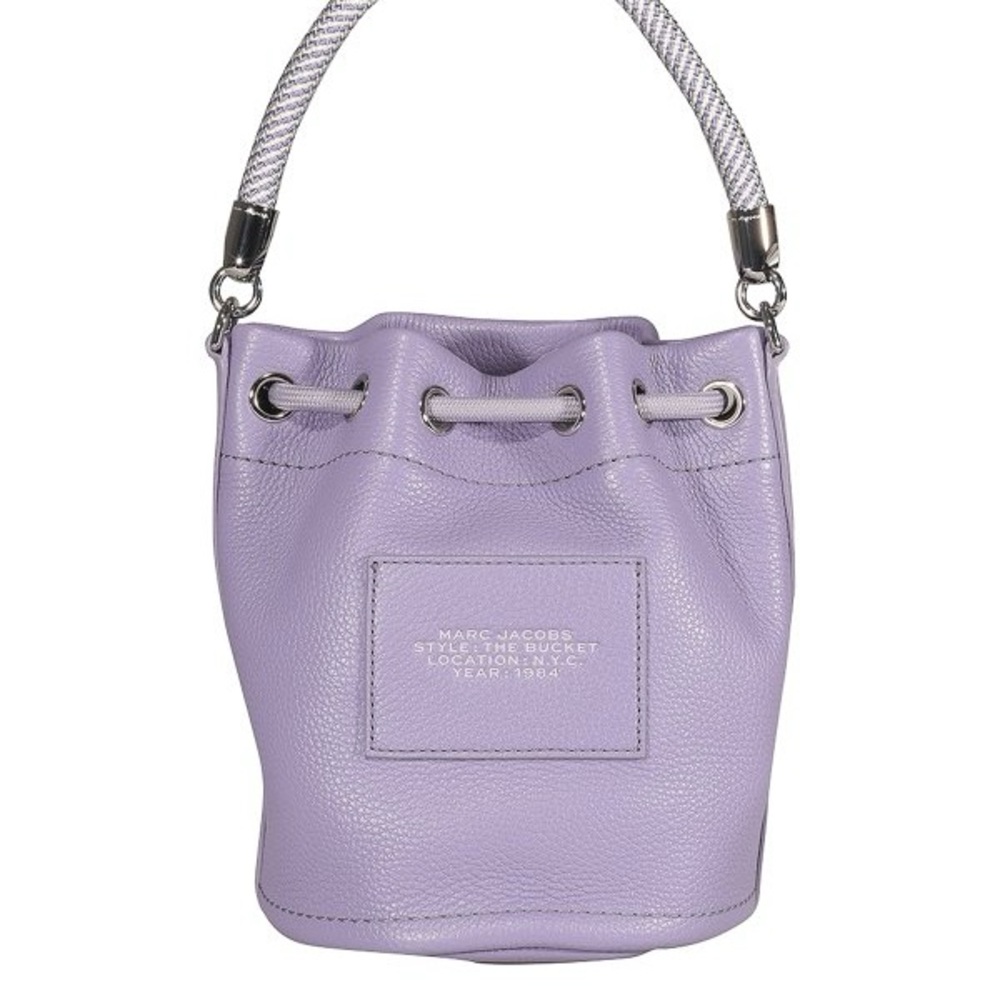COPY - The Bucket Leather Bucket Crossbody Bag Purple new with a…